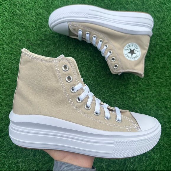 Converse Shoes - Converse Chuck Taylor All Star Move Hi Beach Stone